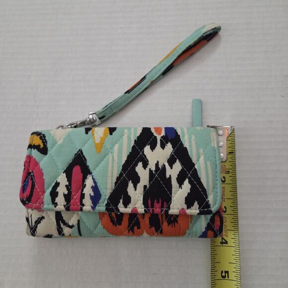 Vera Bradley Pueblo Pattern Snap / Zip Up Wristlet Wallet - Picture 6 of 8